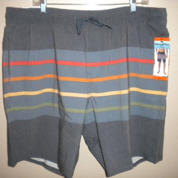 Hang Ten Men's Size XXL Stretch Internal Liner Quick Dry Swim Trunk Shorts NWT - Picture 3 of 6
